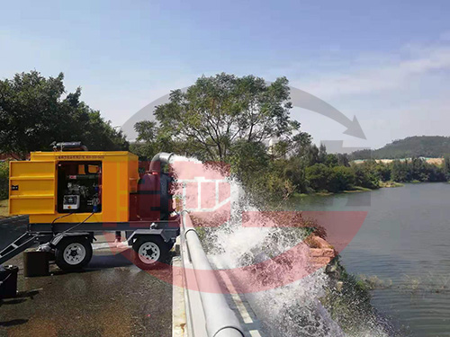 厦门大学订购一台600立方防汛排水泵车